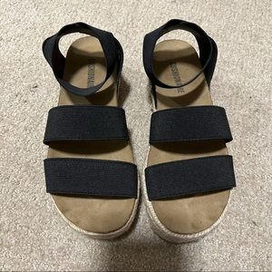 Black “Kimmie” Sandals